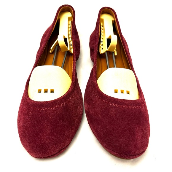 Lucky Brand Burgundy Ballet Flats LP- Erin 8,5 - Picture 8 of 11